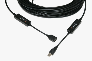 M2-100 USB 1.1 All-Fiber Optical Extension Cable opticis, usb, m2-100, optical, extension, cable