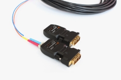 M1-201DA-TR Medical DVI Fiber Extender with Robust EMI Shielding and Up to 8-Display Output dvi, fiber, extender, medical, shielding, multi-display, opticis